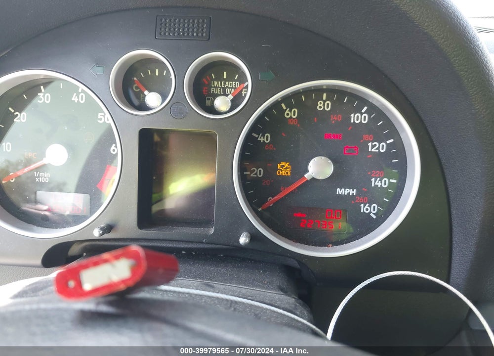 2001 AUDI TT VIN: TRUWT28N311005658
