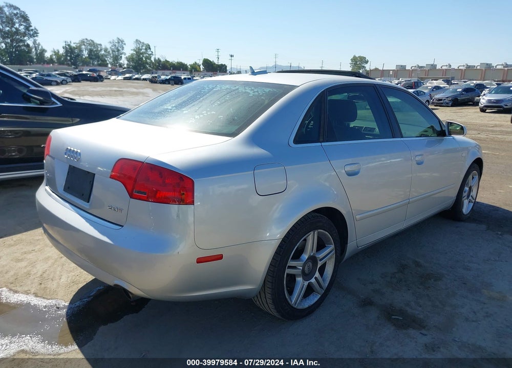 2006 AUDI A4 VIN: WAUAF78E86A203309