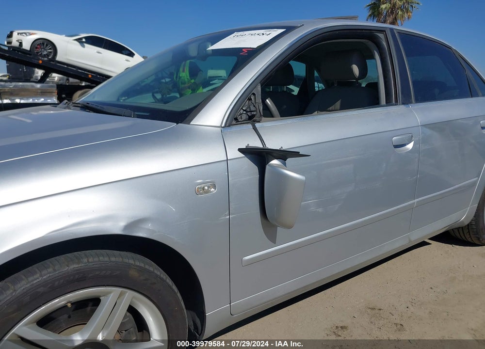 2006 AUDI A4 VIN: WAUAF78E86A203309
