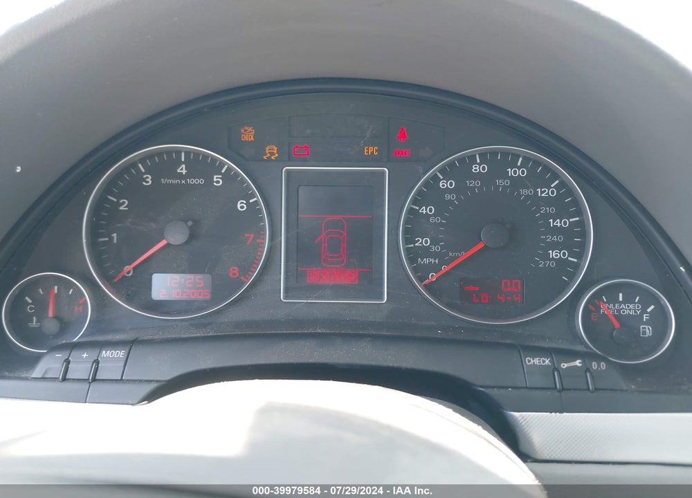 2006 AUDI A4 VIN: WAUAF78E86A203309
