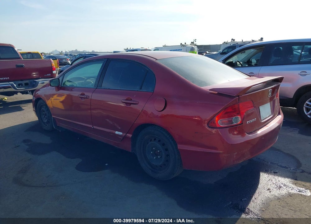 2007 HONDA CIVIC LX VIN: 1HGFA16587L106108