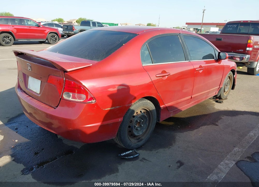 2007 HONDA CIVIC LX VIN: 1HGFA16587L106108