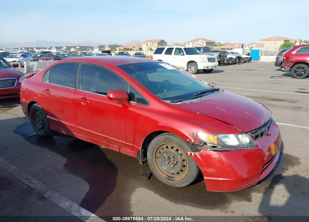 2007 HONDA CIVIC LX VIN: 1HGFA16587L106108