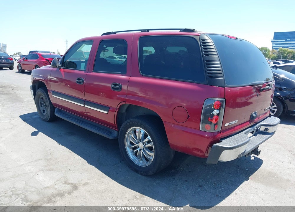 2005 CHEVROLET TAHOE LS VIN: 1GNEC13T65R113003