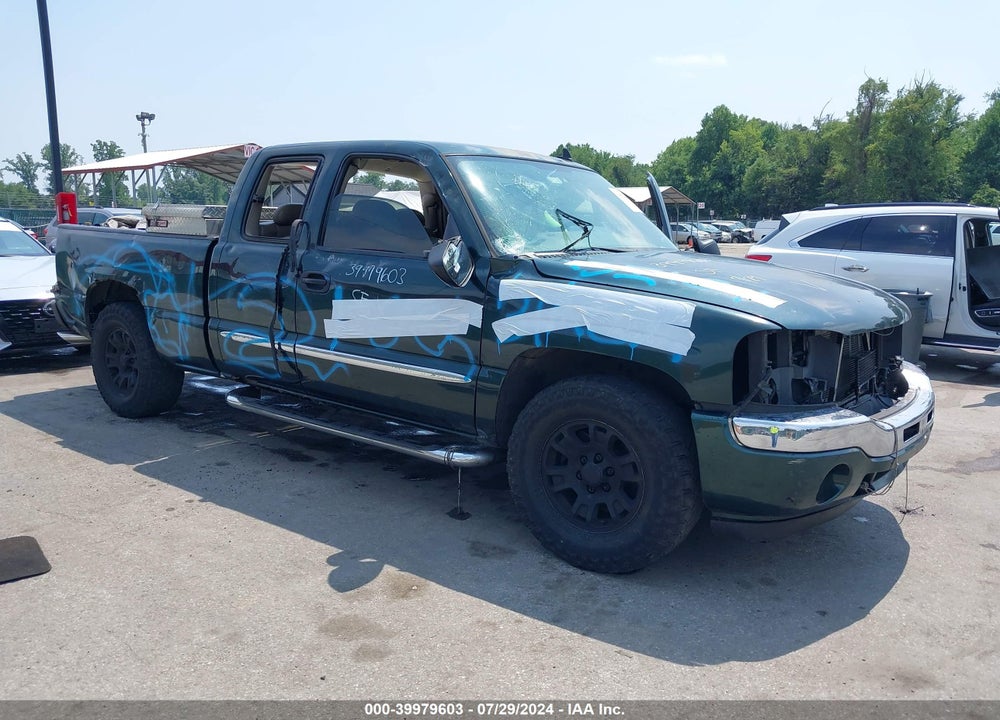 2006 GMC SIERRA 1500 SLT VIN: 1GTEK19B26E107606