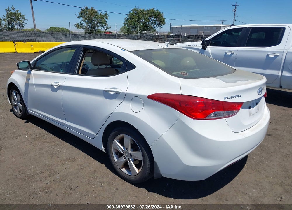 2013 HYUNDAI ELANTRA GLS VIN: 5NPDH4AE9DH250602