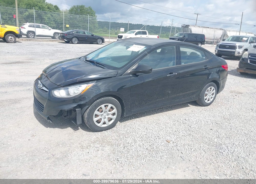 2012 HYUNDAI ACCENT GLS VIN: KMHCT4AE2CU054236