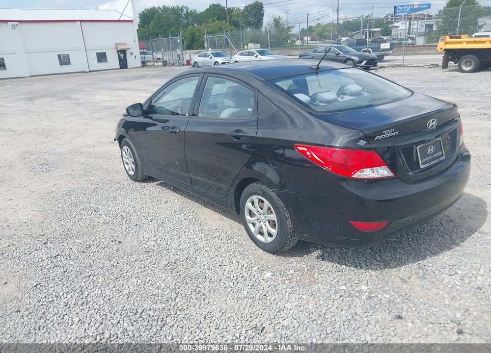 2012 HYUNDAI ACCENT GLS VIN: KMHCT4AE2CU054236