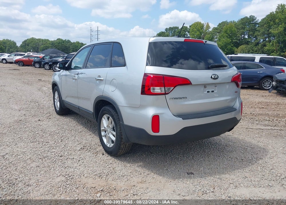 2014 KIA SORENTO LX VIN: 5XYKT3A60EG515571