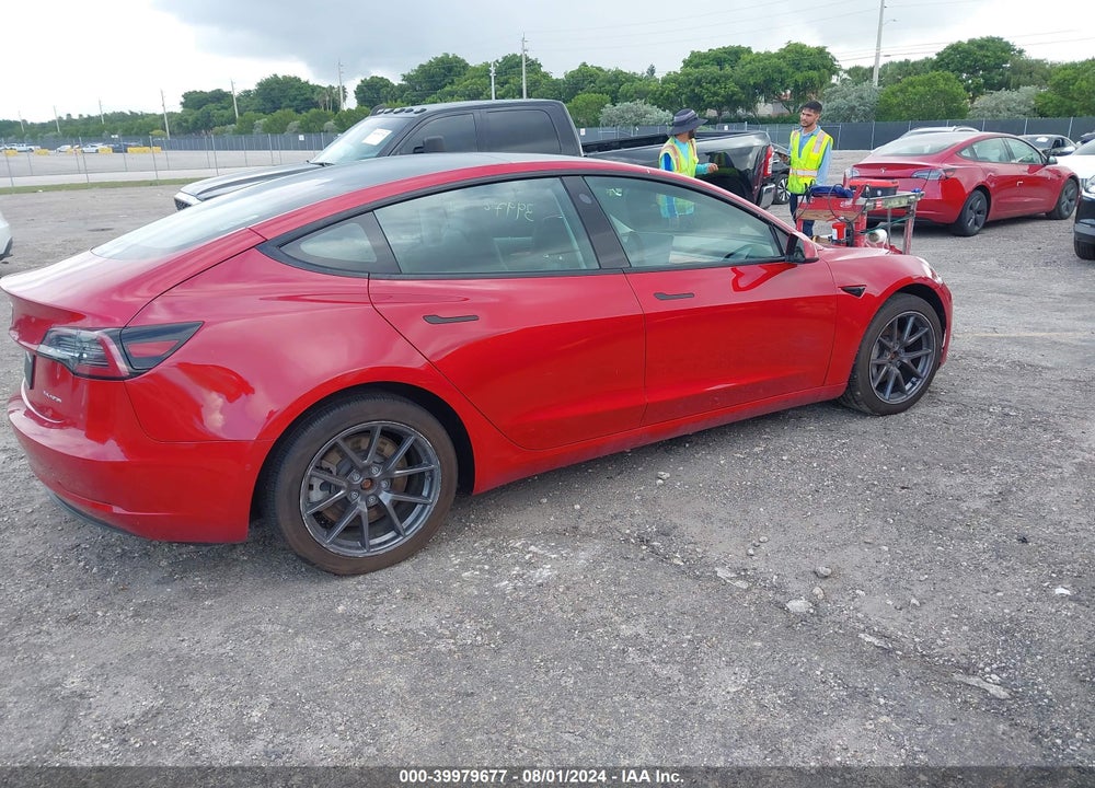 2022 TESLA MODEL 3 LONG RANGE DUAL MOTOR ALL-WHEEL DRIVE VIN: 5YJ3E1EB0NF186906