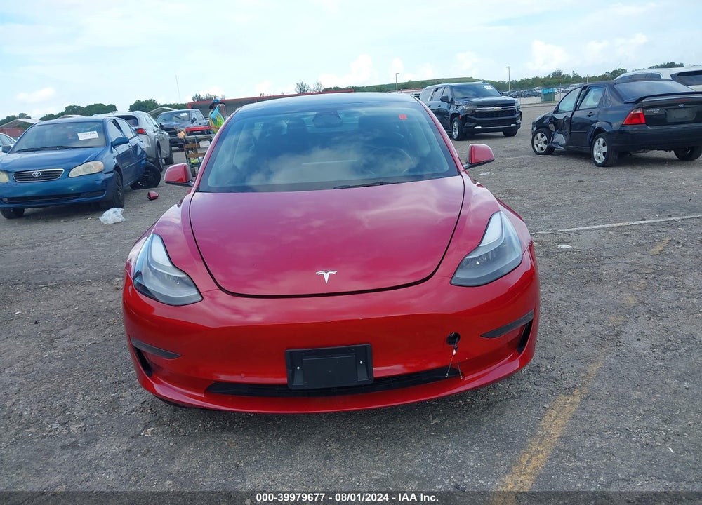 2022 TESLA MODEL 3 LONG RANGE DUAL MOTOR ALL-WHEEL DRIVE VIN: 5YJ3E1EB0NF186906