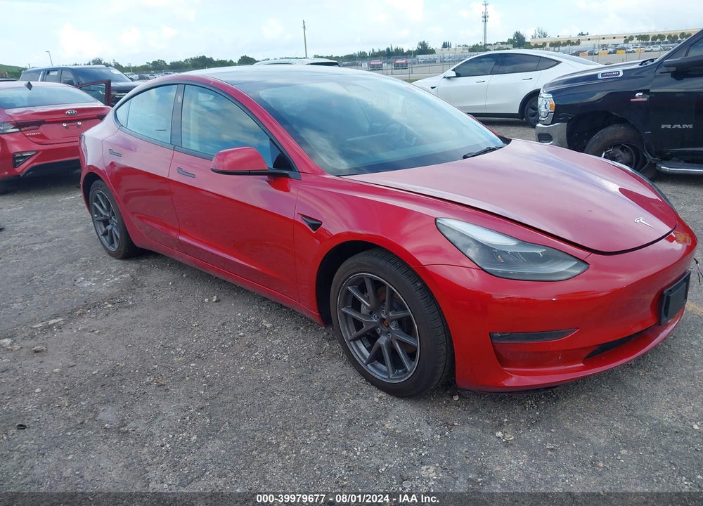 2022 TESLA MODEL 3 LONG RANGE DUAL MOTOR ALL-WHEEL DRIVE VIN: 5YJ3E1EB0NF186906