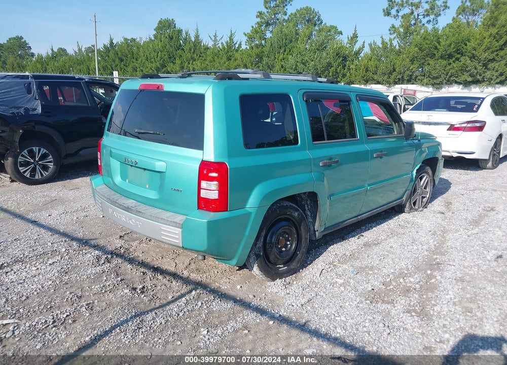 2007 JEEP PATRIOT LIMITED VIN: 1J8FT48W77D339576