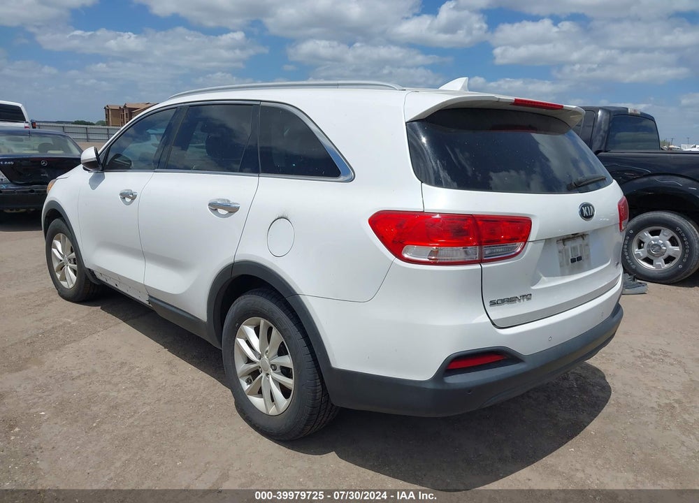 2016 KIA SORENTO 2.4L LX VIN: 5XYPG4A37GG085045