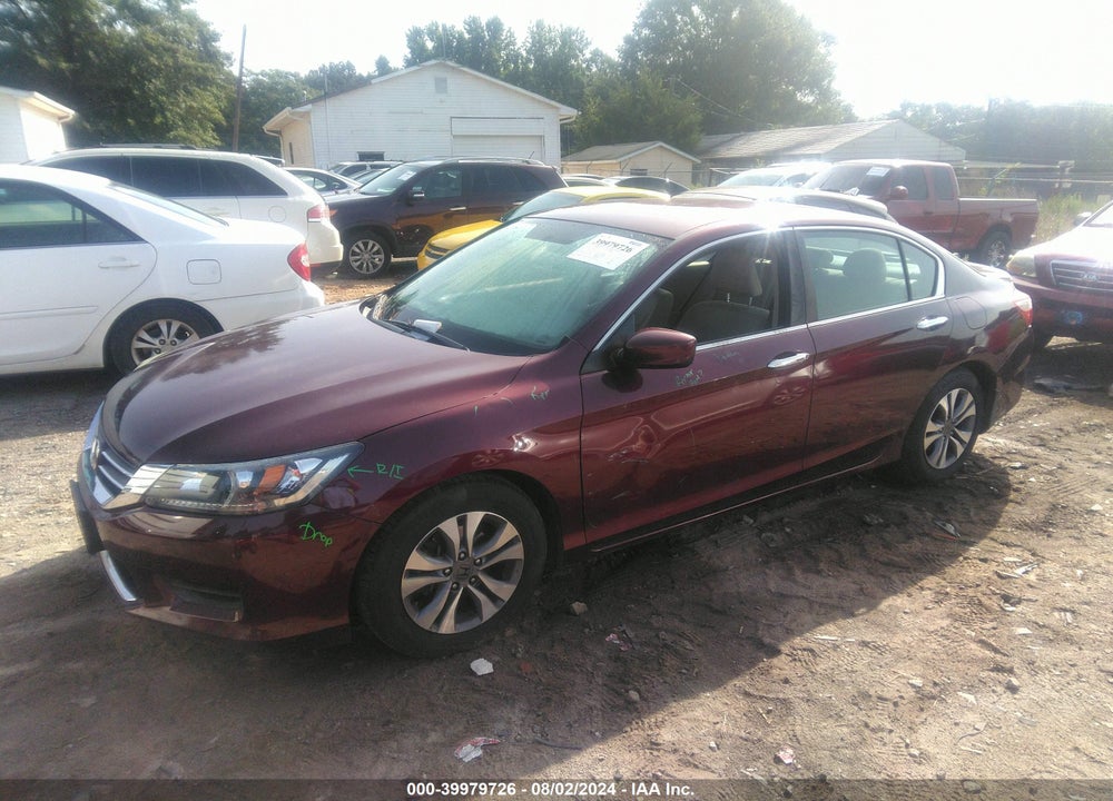 2015 HONDA ACCORD LX VIN: 1HGCR2F30FA003677
