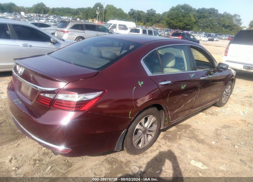 2015 HONDA ACCORD LX VIN: 1HGCR2F30FA003677