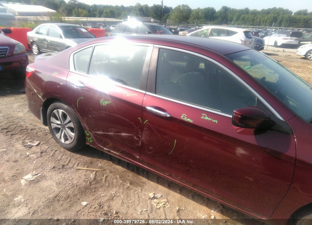 2015 HONDA ACCORD LX VIN: 1HGCR2F30FA003677