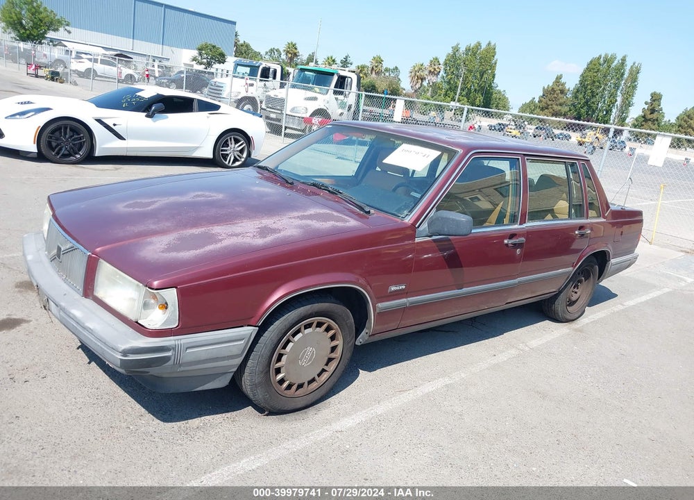 1990 VOLVO 740 GL VIN: YV1FA884XL1431189