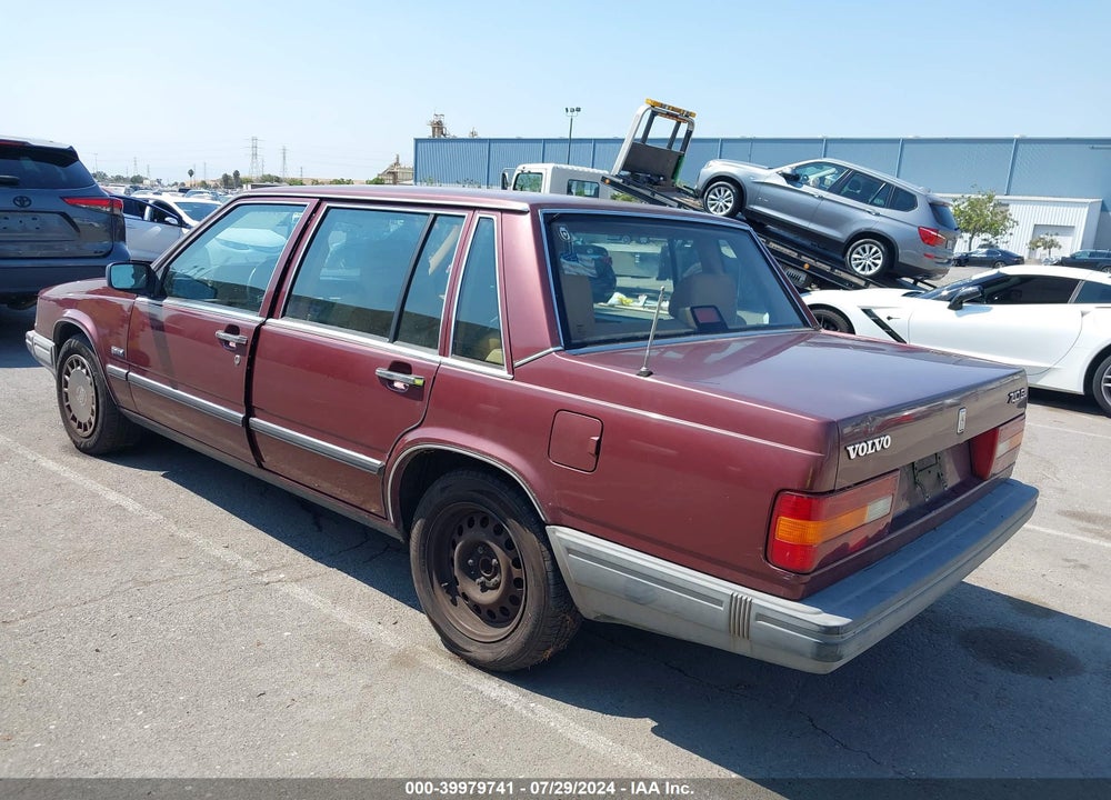 1990 VOLVO 740 GL VIN: YV1FA884XL1431189