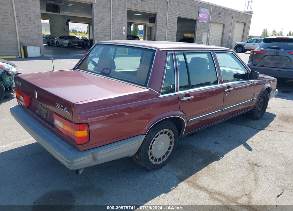 1990 VOLVO 740 GL VIN: YV1FA884XL1431189