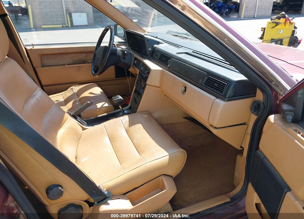1990 VOLVO 740 GL VIN: YV1FA884XL1431189