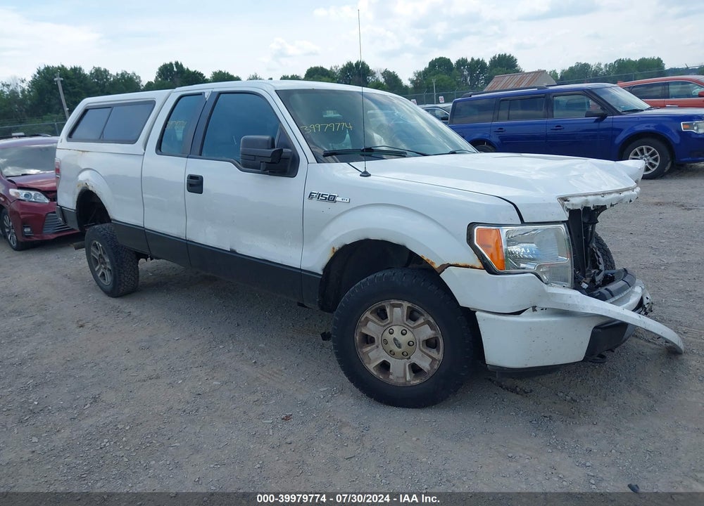 2012 FORD F-150 STX VIN: 1FTFX1EF5CKE09581