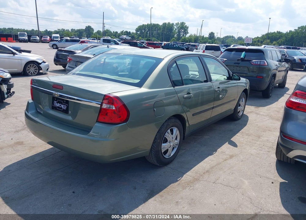 2005 CHEVROLET MALIBU VIN: 1G1ZS52F95F336422