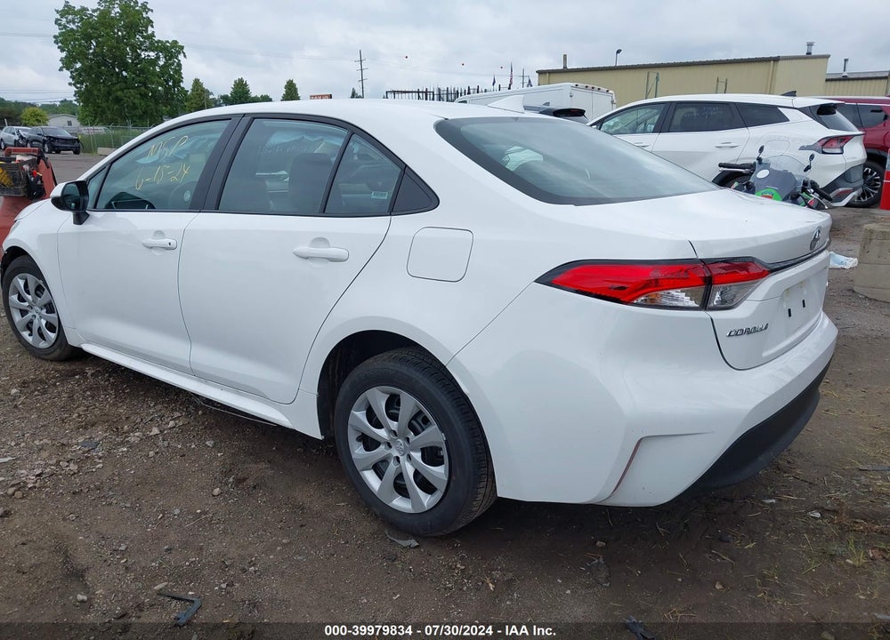 2024 TOYOTA COROLLA LE VIN: 5YFB4MDEXRP126931