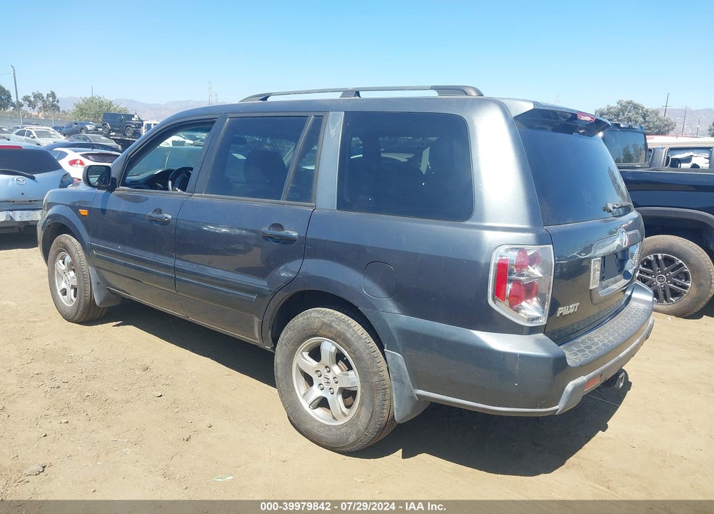 2006 HONDA PILOT EX-L VIN: 2HKYF18706H558967