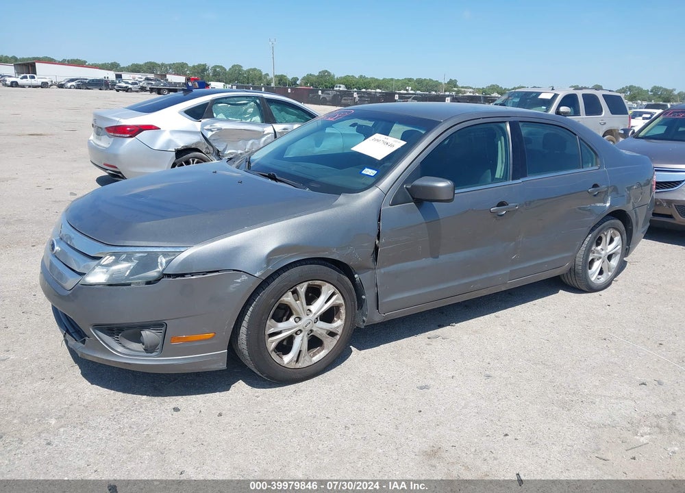 2012 FORD FUSION VIN: 3FAHP0HG2CR419901