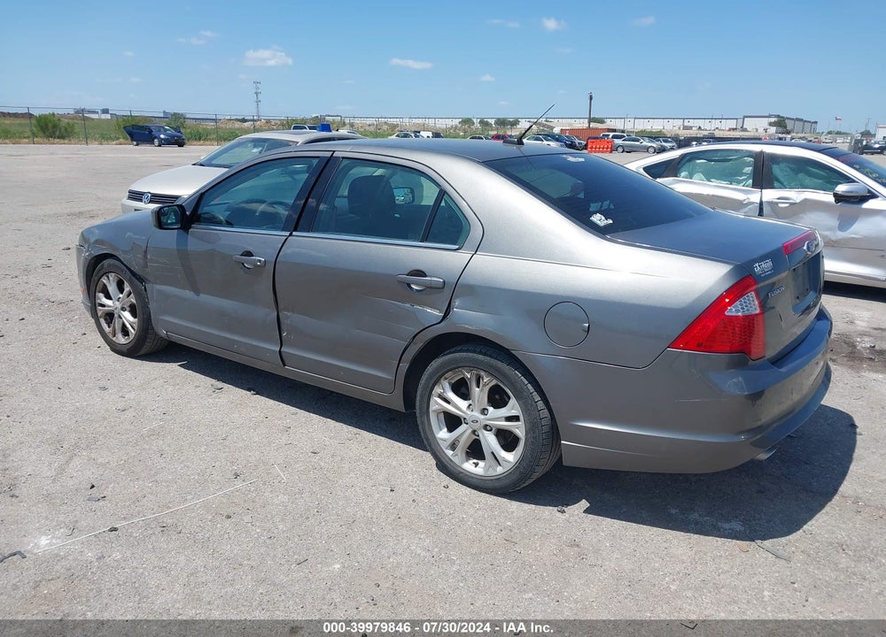 2012 FORD FUSION VIN: 3FAHP0HG2CR419901
