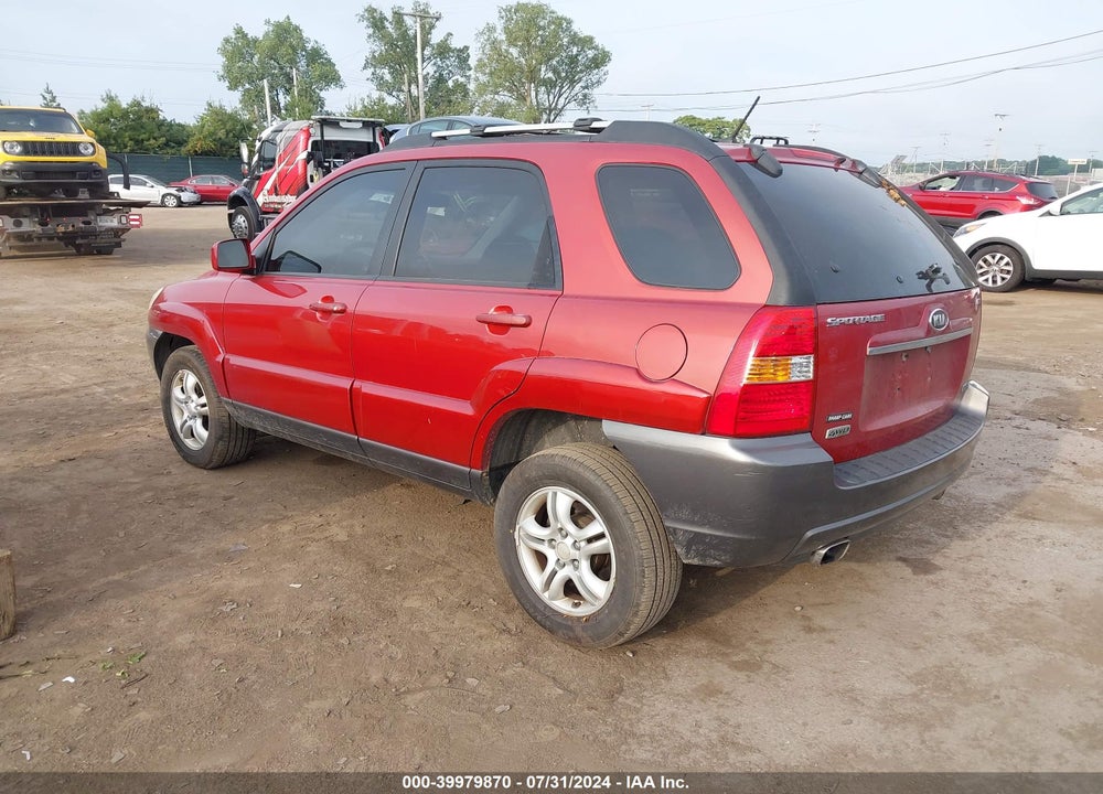 2008 KIA SPORTAGE EX V6 VIN: KNDJE723787532290