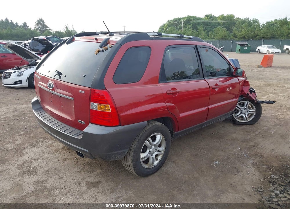 2008 KIA SPORTAGE EX V6 VIN: KNDJE723787532290