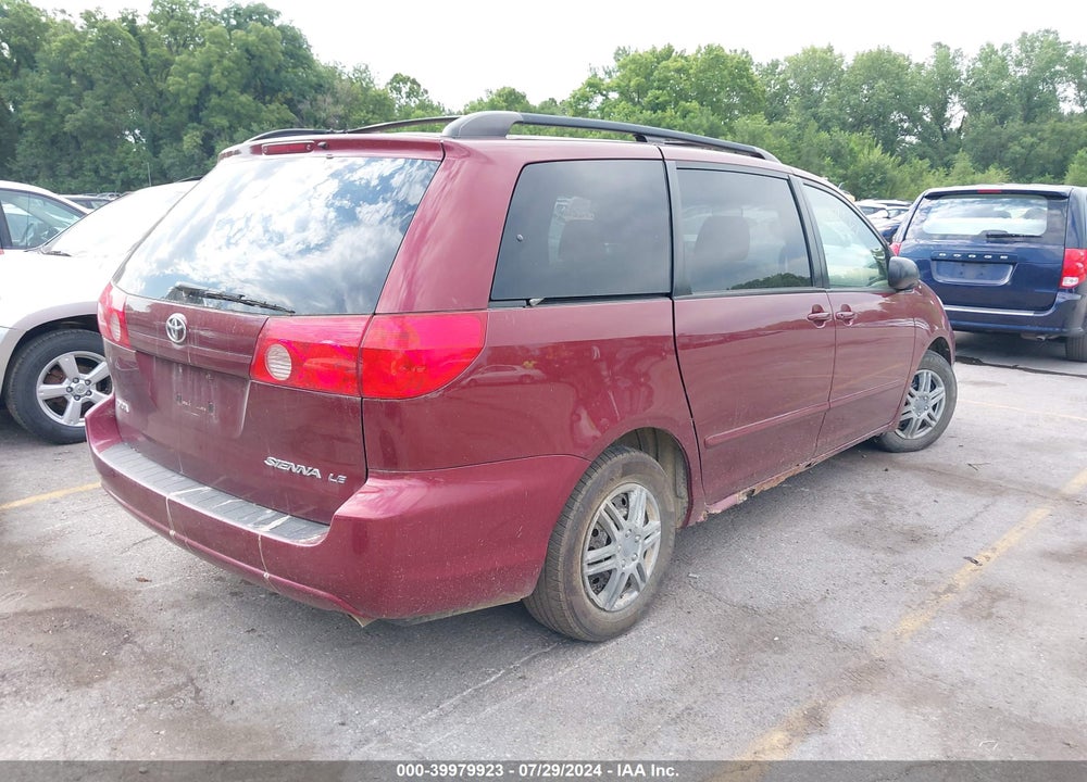 2009 TOYOTA SIENNA LE VIN: 5TDZK23C09S251193