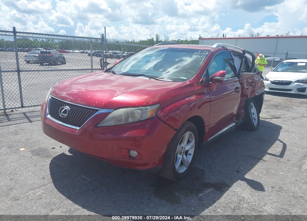 2011 LEXUS RX 350 VIN: 2T2BK1BA9BC109060