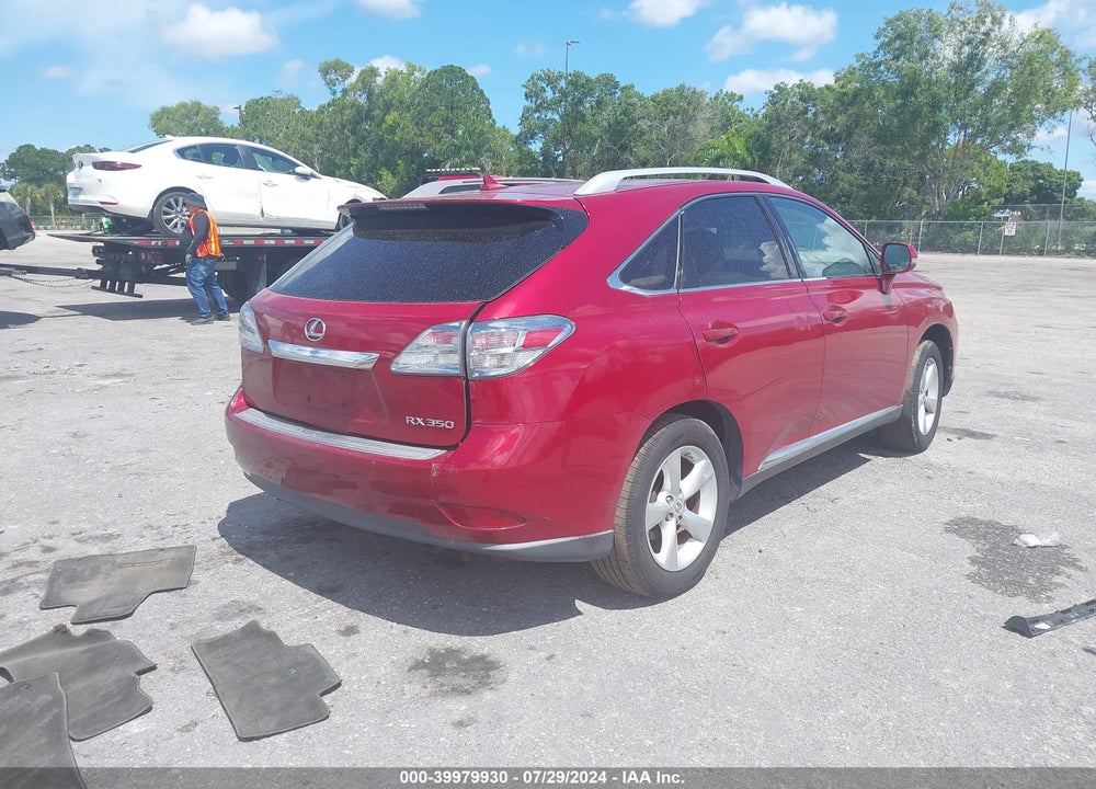 2011 LEXUS RX 350 VIN: 2T2BK1BA9BC109060