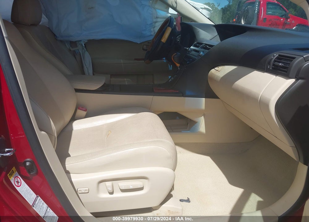 2011 LEXUS RX 350 VIN: 2T2BK1BA9BC109060