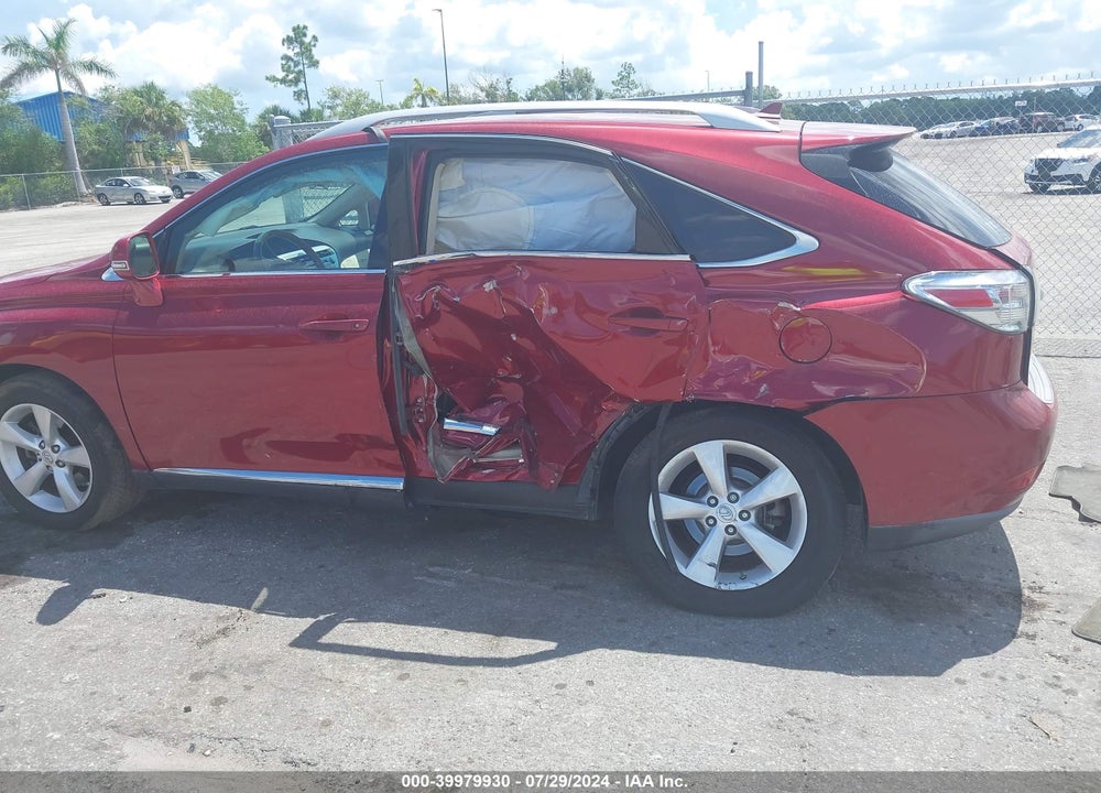 2011 LEXUS RX 350 VIN: 2T2BK1BA9BC109060