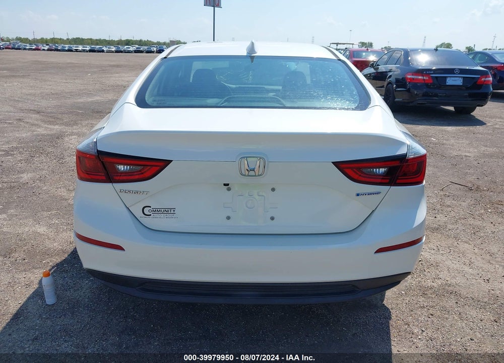 2019 HONDA INSIGHT EX VIN: 19XZE4F56KE029810
