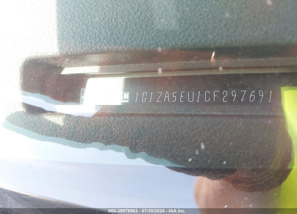 2012 CHEVROLET MALIBU LS VIN: 1G1ZA5EU1CF297691