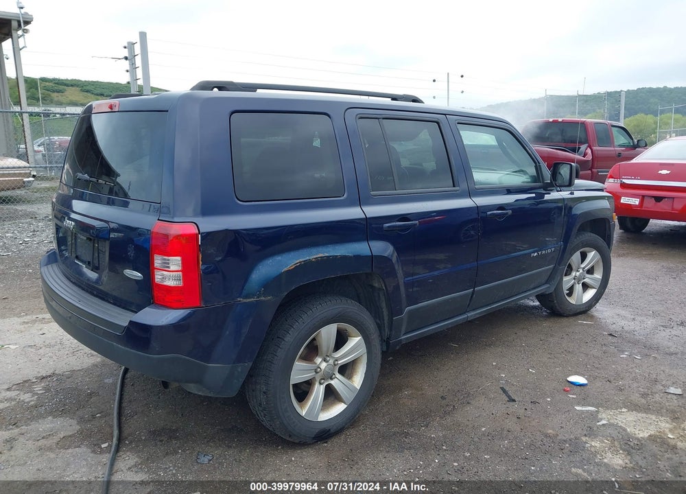 2015 JEEP PATRIOT LATITUDE VIN: 1C4NJRFB6FD155606