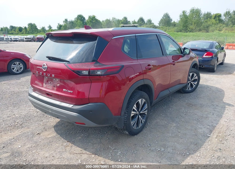 2021 NISSAN ROGUE SV INTELLIGENT AWD VIN: 5N1AT3BB3MC709307
