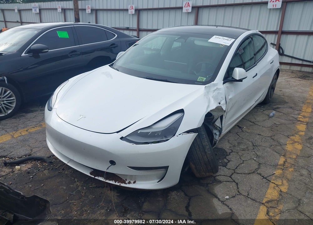 2022 TESLA MODEL 3 LONG RANGE DUAL MOTOR ALL-WHEEL DRIVE VIN: 5YJ3E1EB6NF237230