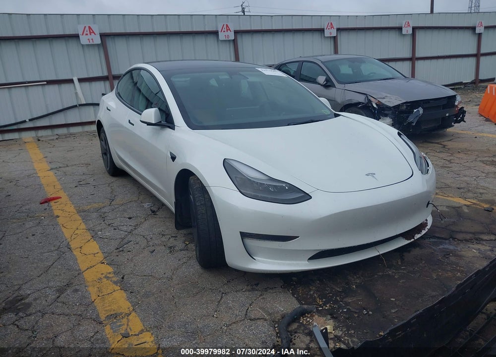 2022 TESLA MODEL 3 LONG RANGE DUAL MOTOR ALL-WHEEL DRIVE VIN: 5YJ3E1EB6NF237230