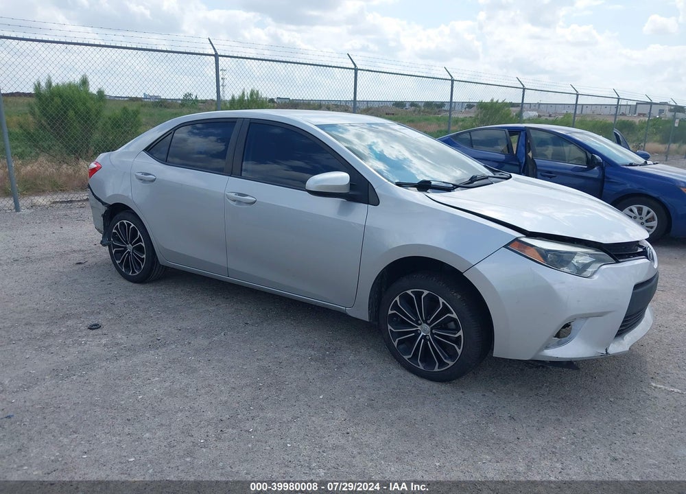 2015 TOYOTA COROLLA LE VIN: 5YFBURHEXFP326209