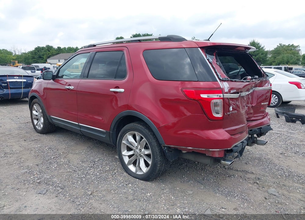 2013 FORD EXPLORER LIMITED VIN: 1FM5K7F80DGB05989