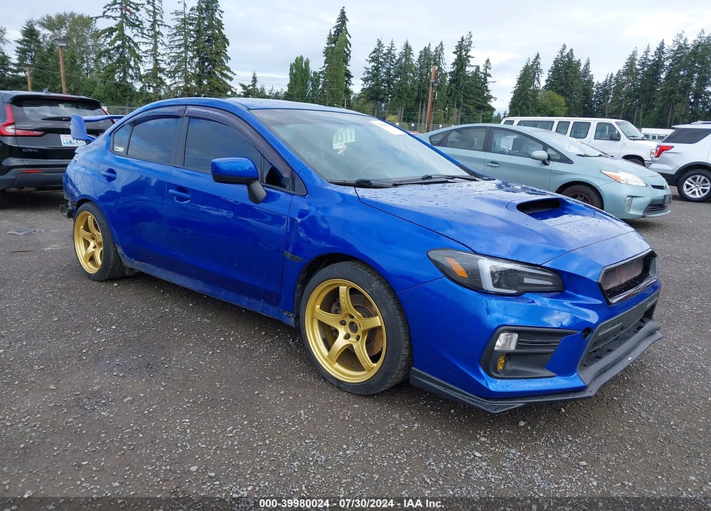2016 SUBARU WRX PREMIUM VIN: JF1VA1E67G9801638