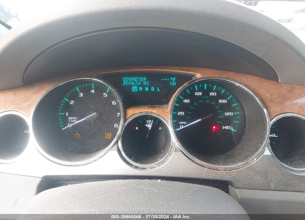 2012 BUICK ENCLAVE LEATHER VIN: 5GAKRCED9CJ134100