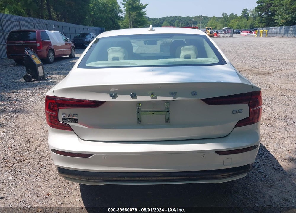 2023 VOLVO S60 B5 CORE DARK THEME VIN: 7JRL12FV6PG236454