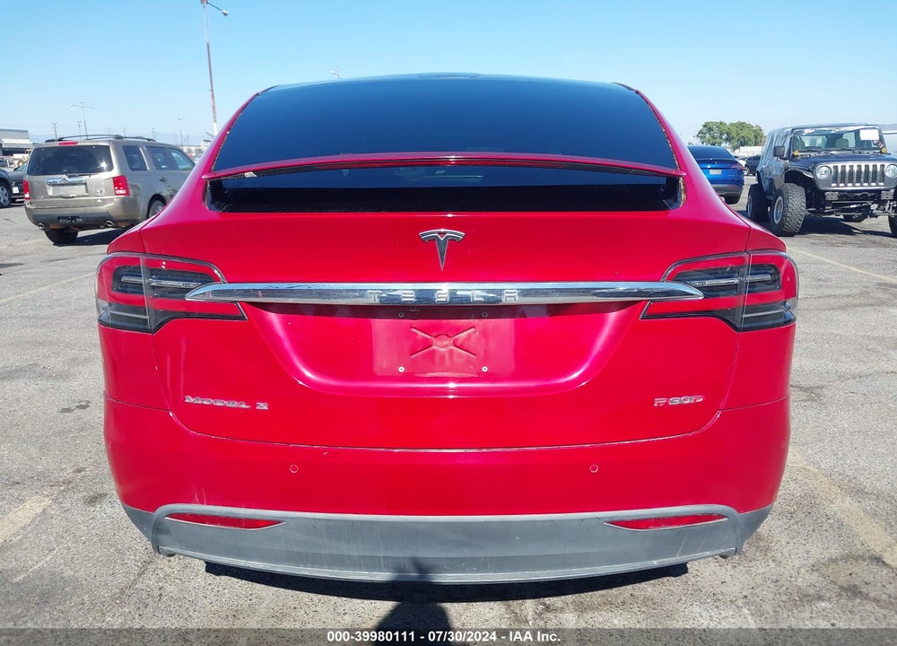 2016 TESLA MODEL X 75D/P100D/P90D VIN: 5YJXCBE49GF000622